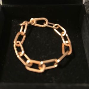 Genuine ROSE GOLD PLATED Pandora Clip Bracelet